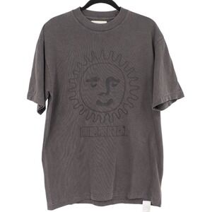 Hermanos Koumori Nomad Sun Graphic T-Shirt Mens Medium Faded Black Cotton Mexico